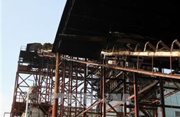 Hỏa hoạn thiêu rụi 100m băng tải tại Nhà máy đường Tuyên Quang 